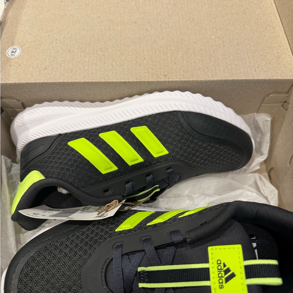 Adidas Kids Sneakers - Black and Bright Yellow